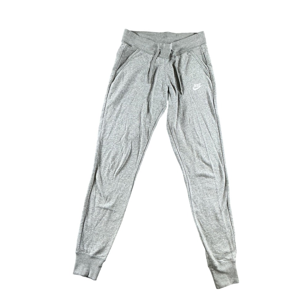 Nike Sportswear Essential Womens Fleece Joggers Gray Heather XS BV4095-063